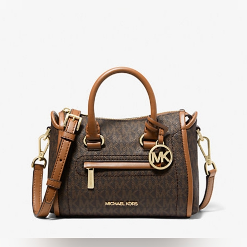 New and original Michael kors Brand Carine Extra-Small Logo Satchel